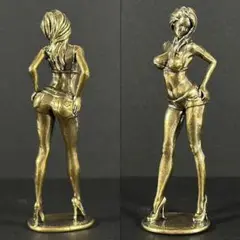 真鍮 美女銅像 置物 西洋美術オブジェアンティークレトロヴィンテージセクシー美人