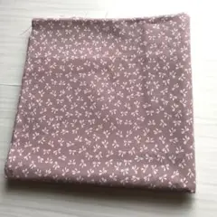 シーチング　リボン　くすみパープル108×100cm