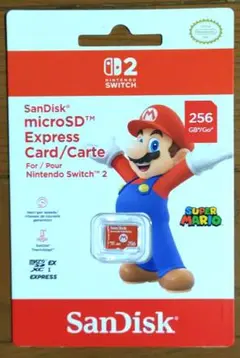【新品未開封】Switch2任天堂公式SDカード256GB
