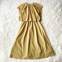 美品✨23区 ストレッチラミータフタ ワンピース 近年モデル S 夏