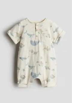 h&m コットンロンパース