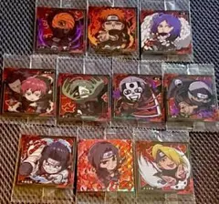 NARUTO忍界シールウエハース１　暁　全１０種フルコンプセット　新品未開封