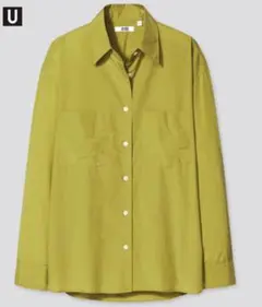 ●SALE●UNIQLO U☆ユニクロユー☆ダブルポケットオーバーサイズシャツ
