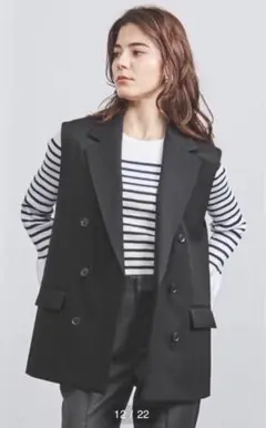 UNITED ARROWS テーラードベスト ブラック