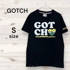 GOTCH ガッチャ 黒 黒T 刺繍 Tシャツ Sサイズ サーフィン メンズ