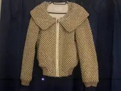 ツモリチサト ドット柄 ブルゾン