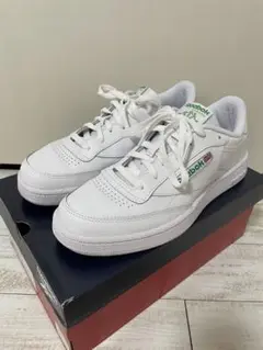 Reebok CLUB C 85 ホワイト/グリーン 27cm