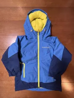 モンベル パウダーステップ ジャケット キッズ 110cm 青