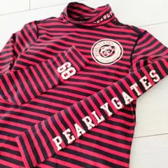 139 美品! パーリーゲイツ モックシャツ ボーダー