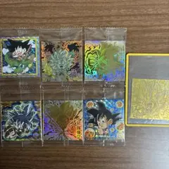 ドラゴンボールウエハースシール 7枚セット