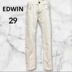 EDWIN エドウィン　白　サイズ29 デニムパンツ　日本製
