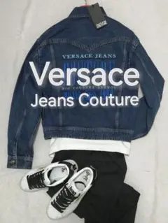 ヴェルサーチ　メンズ　ヴィンテージ　デニム　ジャケット　Gジャン VERSACE - 激レア！VERSACE Gジャン ジージャン デニム