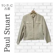 【古着】 ポールスチュアート ジャケット ベージュ サイズ11 春秋✓689