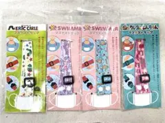 新品 はらぺこあおむし＋スイマー＋クレヨンしんちゃんのマスクストラップ合計4個