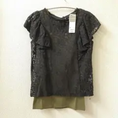 ジーユー レース ラッフルデザイン Tシャツ インナー セット