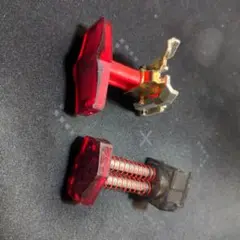 トリガーラバークリアレッドコンバットフェニックスツインアルミトリガー ビーダマン