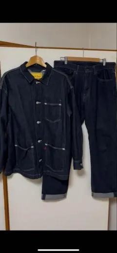 Levi's Red セットアップ　ダークデニム　ジャケット　505