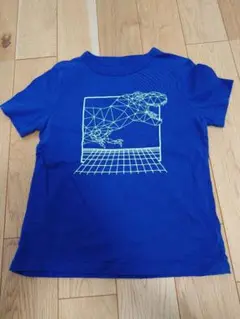 GAP 青い恐竜グラフィックTシャツ
