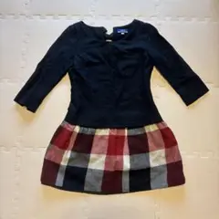 速*ん様 【値下】BURBERRY ワンピース 36 赤 チェック