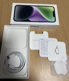 iPhone14 空箱　純正ケーブル Apple
