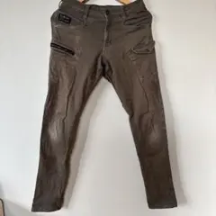 SLASH オリーブカーゴパンツ/ワークパンツ/ストレッチ抜群