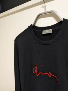 Dior homme black embroidered sweatshirt