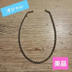 美品シルバーネックレス４０cm