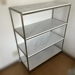 LOWYA 大理石柄 オープンシェルフ