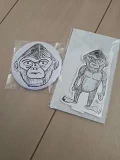 クロマニヨンズ　ヨシオ　アクリルスタンド　缶バッジ　セット　新品未開封品