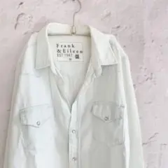 【RonHerman取扱】Franku0026Eileen ウォッシュデニムシャツ