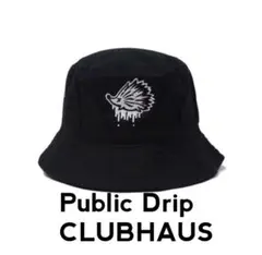 CLUBHAUS Public Drip クラブハウス バケットハット ブラック