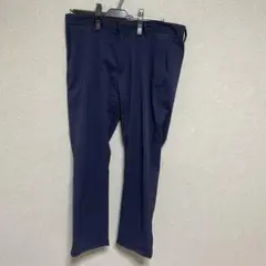 リデアル　lideal シアサッカー　パンツ　ネイビー　33 L pure