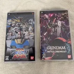 PSP ガンダムソフト 2本セット　バトルクロニクル　　ガンダムvsガンダム
