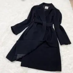アダムエロペ ロングコート M アンゴラ ベルト