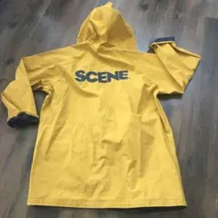 SCENE 厚地 レアリバーシブルマリンコートキャンプ釣り 希少