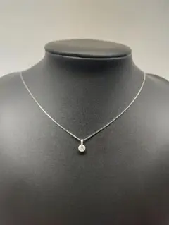 ソーティング有 一粒ダイヤネックレス 0.363ct プラチナ