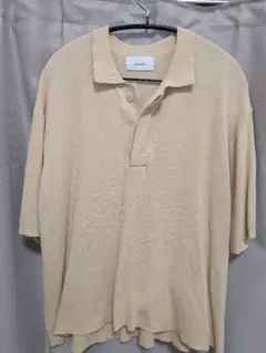 soerte　ニットポロ　ベージュsize2