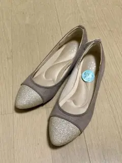 タグ付き 新品 未使用 むにゅピタ グリッター パンプス