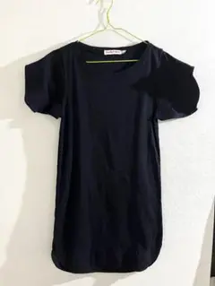 SeeByChloé ブラック 半袖ミニワンピース