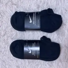 NIKE ナイキ エブリディ ソックス くるぶし丈 ブラック 3足 2セット