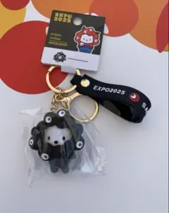 サンリオ ミャクミャク 黒 ポチャッコ キーホルダー 万博 2025 EXPO