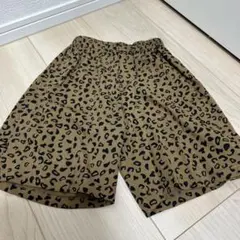 美品　ヒョウ柄　キッズ用半ズボン　女の子用 120センチ　綿100