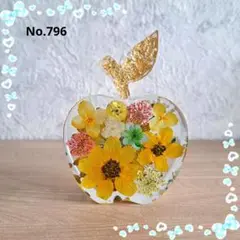 No.796 りんごの置物♡固まるハーバリウム