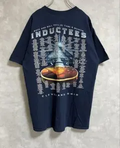 US古着 ROCK&ROLL HALL OF FAME Tシャツ ネイビー