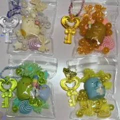 すみっコぐらし　シャカシャカキーホルダー　4点セット　キャンディバック