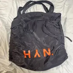 HAN. ドローストリングバッグ グレー