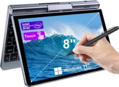 Crelander 2-in-1ミニノートブック｜8インチタッチ