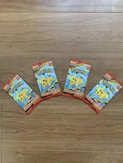 ポケモンカード ピカチュウ 4パックセット