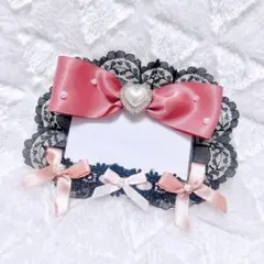 No.24 リボンデコ名札ꔛ♡