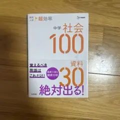高校入試 超効率 中学社会100+資料30